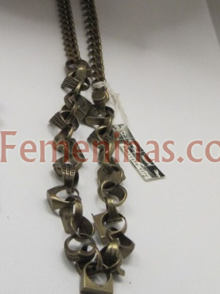 ArtyChalk collar de anillos de plata